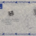 1943, Inlands-Luftpostbrief mit Einzelfrankatur und Briefträger-Stempel