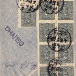 1943, zensierter Luftpostbrief aus Kunming „Over The Hump“ über Westafrika nach New York (USA)