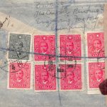 1945, doppelt zensierter Luftpost-Einschreibbrief aus Chungking nach Neuseeland